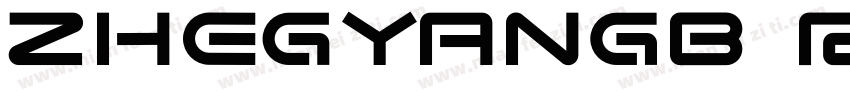 ZhegyanGB Regular字体转换